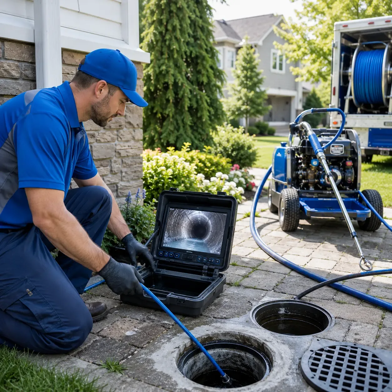 Outdoor drain cleaning professionals serving Sioux City, IA